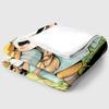Anime Panda thin Flannel Blanket for Bedrooms,Living Rooms,Sofas Blankets,Lunch Breaks,Picnics,blankets fluffy