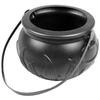 Reusable Halloween Cauldron Food Holder Hanging Cauldron Bowl Desktop Decor  Party Supplies