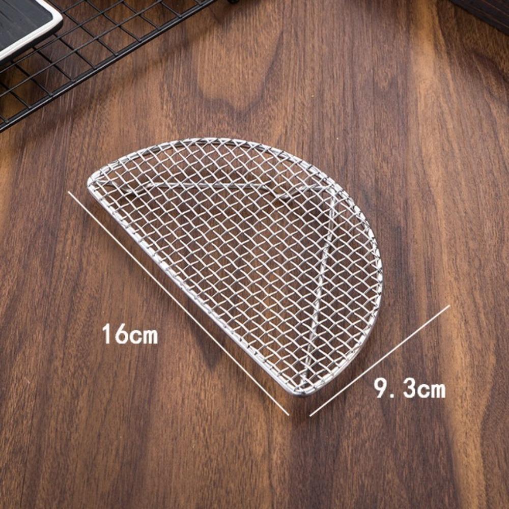 Полукруглая/Круглая сетка для жарки темпуры Прочная сетка для барбекю Новая сетка для сушки