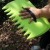 Leaf Scoop Leaves Grabber 2pcs Handheld Leaf Scoop Garden and Yard Leaf Scoops Hand Rakes Large Garden Hand Rake Tool