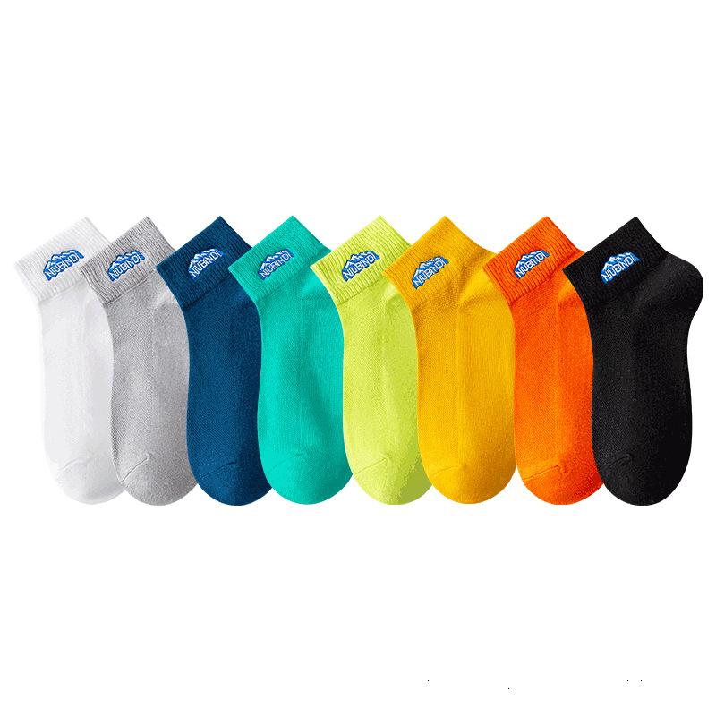 5 пар летних тонких спортивных носков для мальчиков с антибактериальным эффектом и защитой от запаха