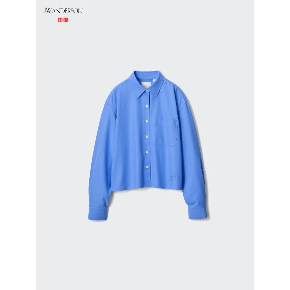 Uniqlo Японская рубашка Оксфорд