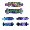22'' скейтборд с цветными светодиодными колесами, мигающие колеса, скейтборд для детей, мальчиков и девочек