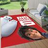 1pc Big Hero 6 Pattern Area Rug Soft Flannel Floor Mat for Living Room, Office, Bedroom, Outdoor and Camping, Sofa Coffee Table Floor Mat, D