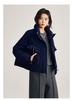 Stand up collar short corduroy down jacket