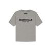 Футболка Essentials с коротким рукавом и логотипом SS22 Мужские топы Темно-овсяные FOG-SS22-556