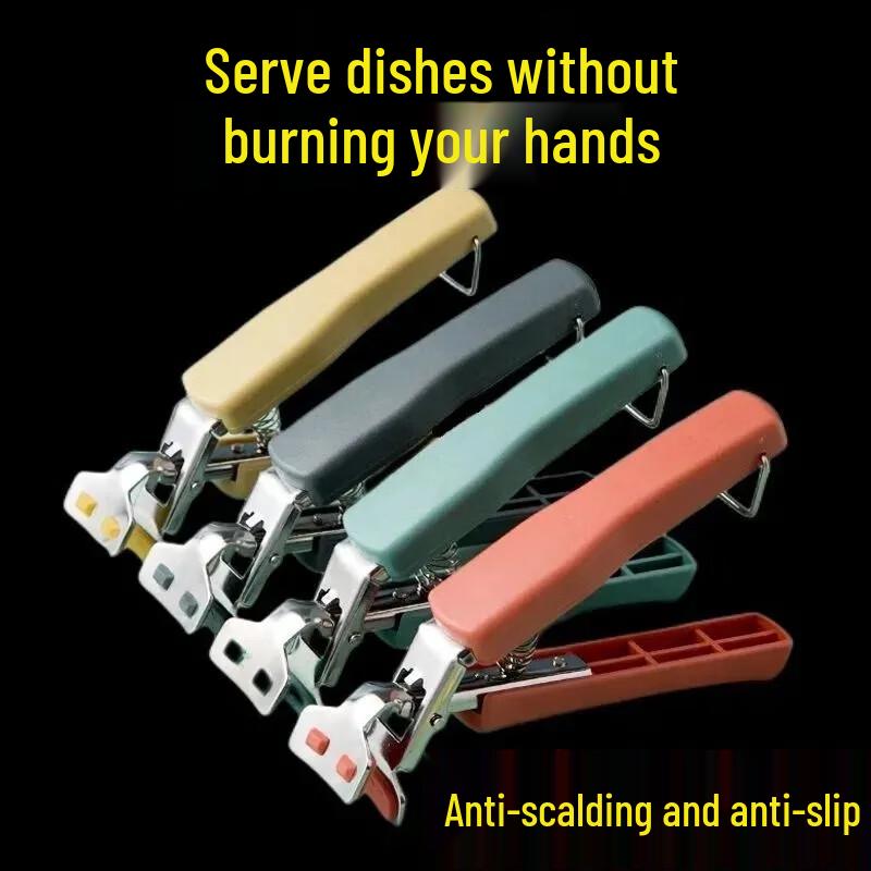 Зажим-захват для тарелок и мисок против ожогов