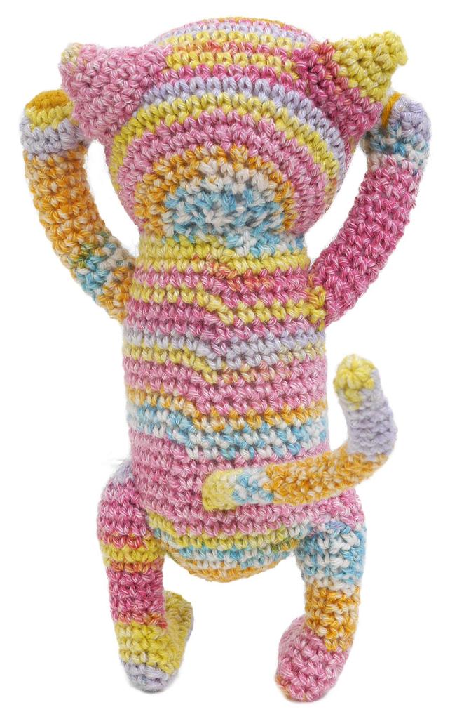 NASKA Amigurumi Kit Miguel the Cat (Made with Knifemela and Ghazal Cotton) by Elta Design, Hiroko Takeda, HT-27