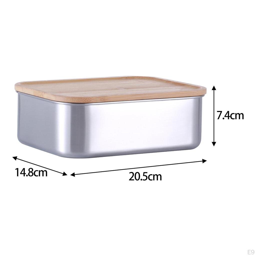 Butter Dish Bento Box Food Container Countertop Kitchen Keeper