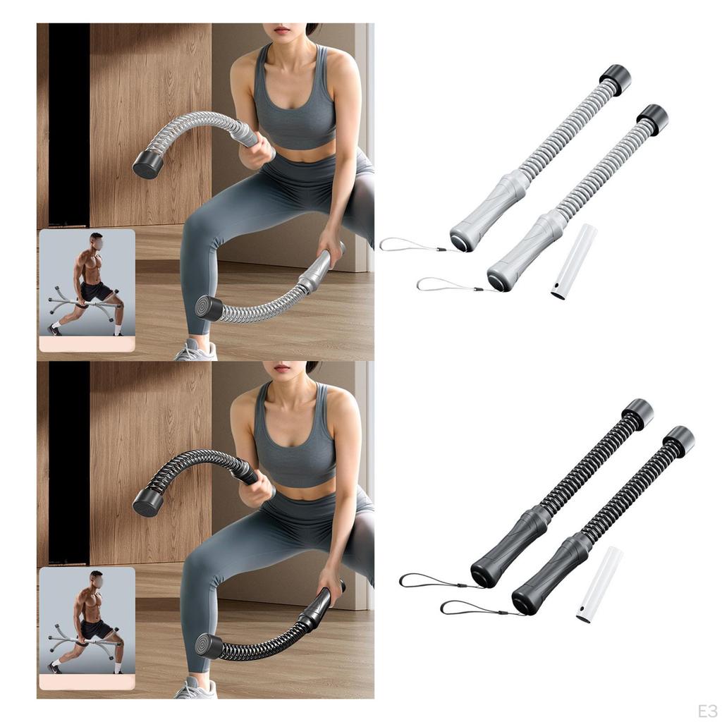 2x Cordless Battle Ropes Professional Gear Exercise Bar for Home Gym Workout