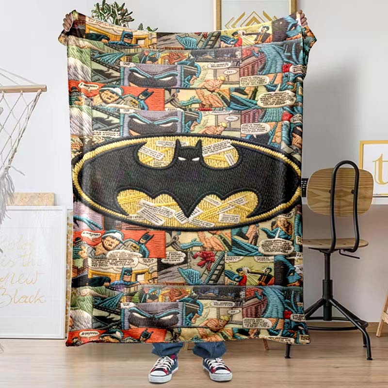 The Batman Blanket Is Suitable for Beds, Sofas, and Various Other Occasions, Making It A Perfect Gift for Friends and Family.