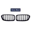 High Quality ABS Front Bumper Grille For BMW 3-Series F30 F31 F35 2012-2018 Sport Grill Double Slat Line Grilles Kindey Grills
