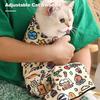 Self-Adherent Cat Grooming Wrap Cat Nail Clipping Cleaning Restraint Bag Anti-Bite Anti-Scratch Calming
