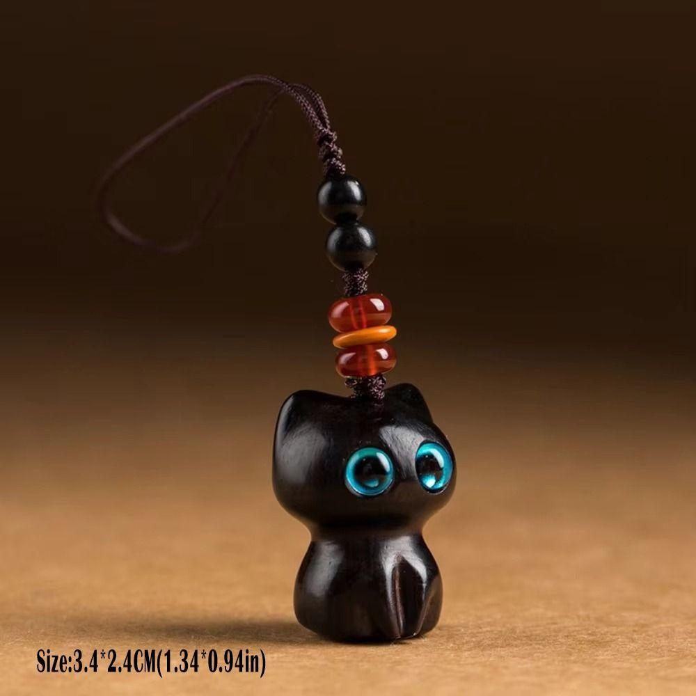 Wood Material Wood Car Keyring Sandalwood Scent DIY Keychain Components New Sandalwood Key Chains