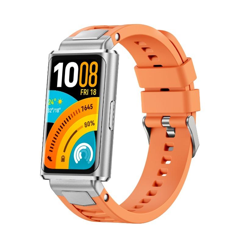 Силиконовый ремешок для huawei Band 11/11NFC Аксессуары Спортивный дышащий Браслет Наручный ремешок ремень pulseira correa для huawei band 11Pro/11ProNFC