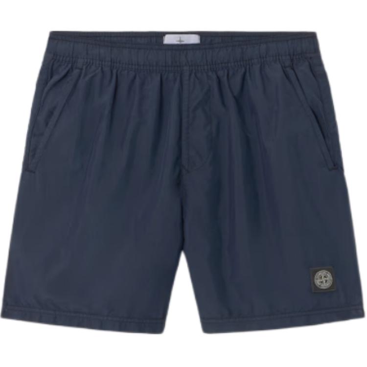 STONE ISLAND Эластичные плавки с нашивкой-логотипом для мужчин плавки K1S15B100B-09S0046-V0020
