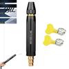 Jet Spray Nozzle High Pressure Nozzle, Car Wash Hose with Adjustable Settings, Patio Cleaning Booster Includes Clamps for Washing, Garden Watering,