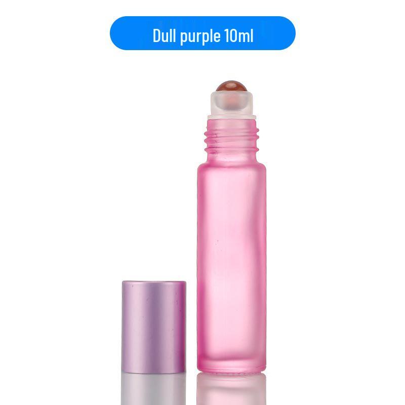 Матовый флакон роллер из белого хрустального стекла для эфирных масел