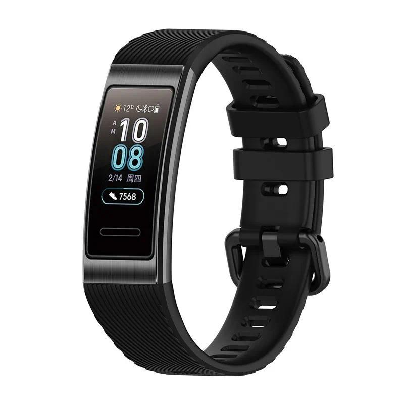 Спортивный силиконовый ремешок для Huawei Band 3 / Band 4 Pro Замена Оригинальный ремешок Браслет Для Huawei Band 3 Pro Умные часы