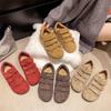 2025 Autumn New Retro Matte Leather Fashion Versatile German Training Shoes Genuine Leather Velcro Ugly Cute Big Head Casual Board Shoes