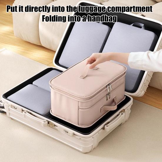 Дорожная сумка для хранения Пятислойная Большая вместимость Складная конструкция Подвесной органайзер Легкий Портативный Подвесной несессер