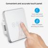 Tuya Smart Switch  250V Neutral Aluminum Frame Glass Smart  Zigbee Wall Light Switch
