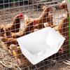 ,Hanging Fence Feed Trough,Livestock Feeding Container Livestock Trough Water Bucket with Clips