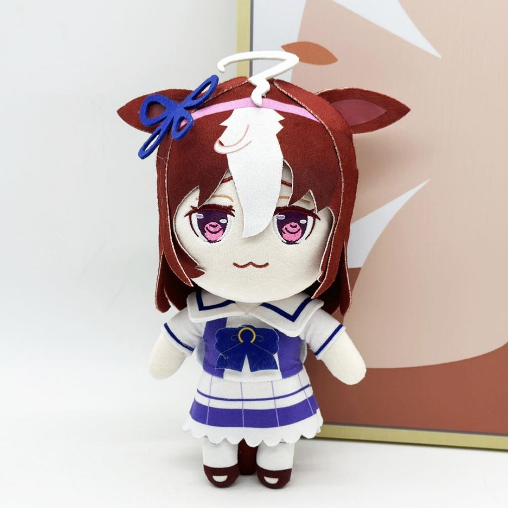 Kawaii Uma Musume Plush Toys Anime Pretty Derby  Character Meisho Doto Plushie Soft Stuffed Doll Collectible Birthday Xmas Gift