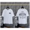 Unisex Loose Fit Cotton T-Shirt With Sanskrit Cross Sword Print Streetwear Tee