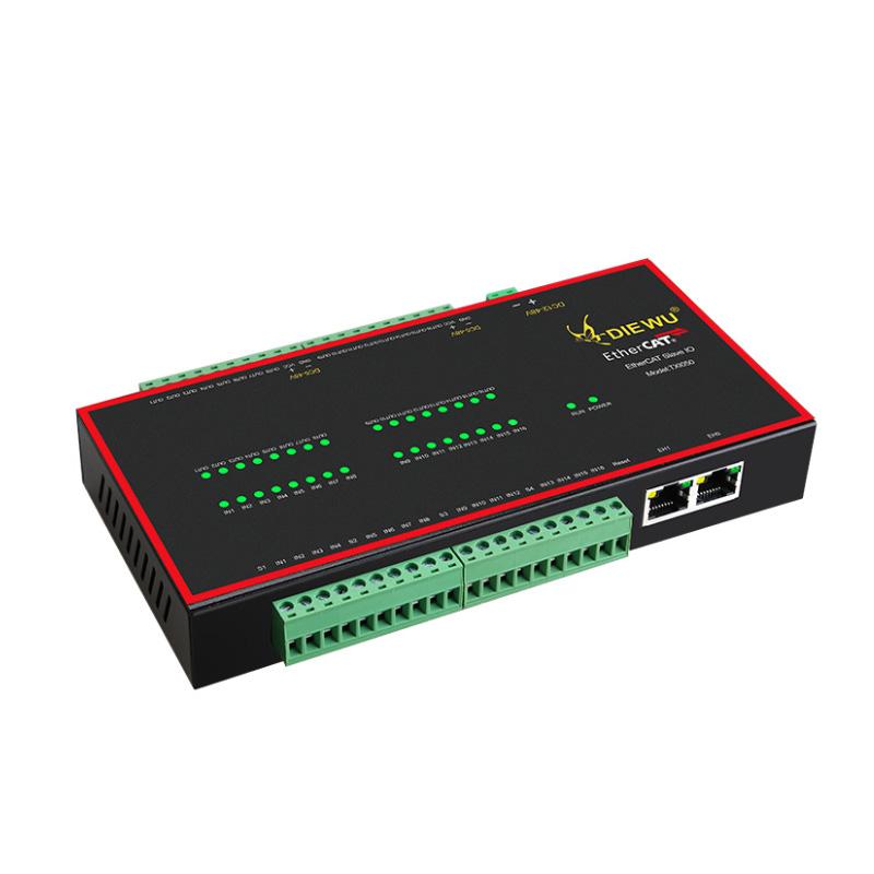 Фотоэлектрическая изоляция RJ-45 LAN Адаптер сетевой коммутатор NPN вход Интернет Сплиттер LAN HUB 100 Мбит/с EtherCAT подчиненная станция модуль ввода-вывода RJ45 коммутатор
