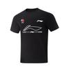 Футболки Li Ning Унисекс Черные с круглым вырезом AHSVE61-1