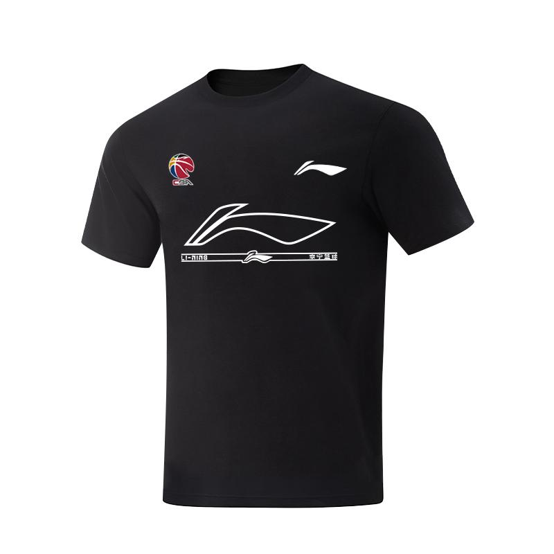 Футболки Li Ning Унисекс Черные с круглым вырезом AHSVE61-1
