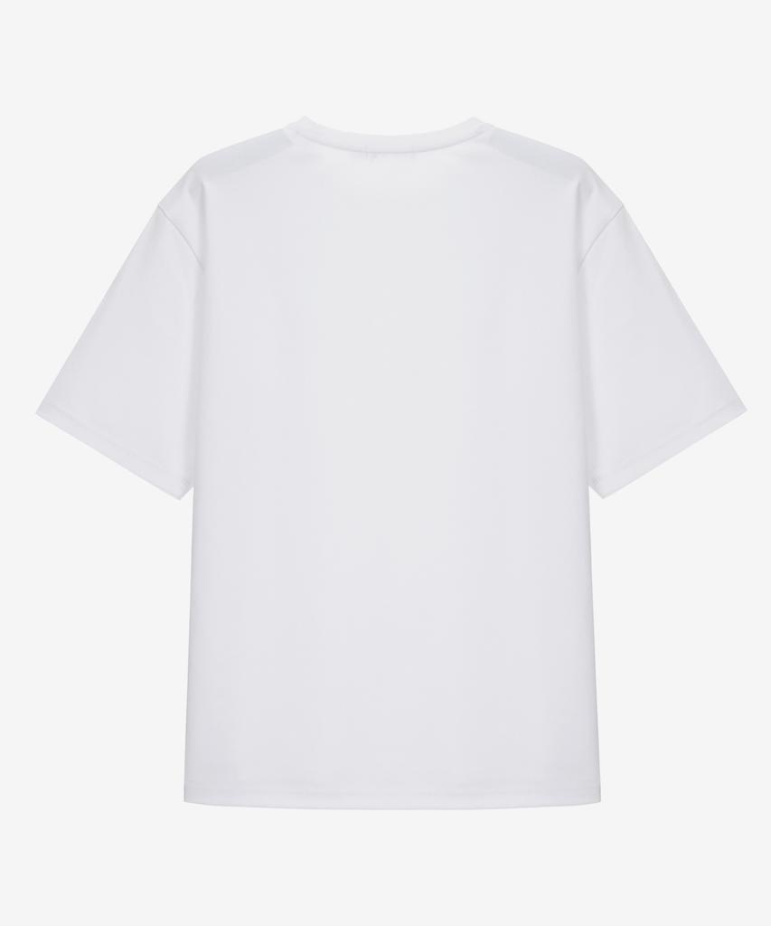 BASIC HOUSE Uni Cool Ponte Футболка с коротким рукавом Белый Lyts3103 (Тип А)