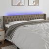 VidaXL LED Headboard Bedroom Furniture Double Bed Accessory Head of Bed Frame Interior Taupe 3123598