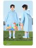 Kids' Waterproof School Raincoat with Backpack Space – Extended Length Poncho for Boys and Girls