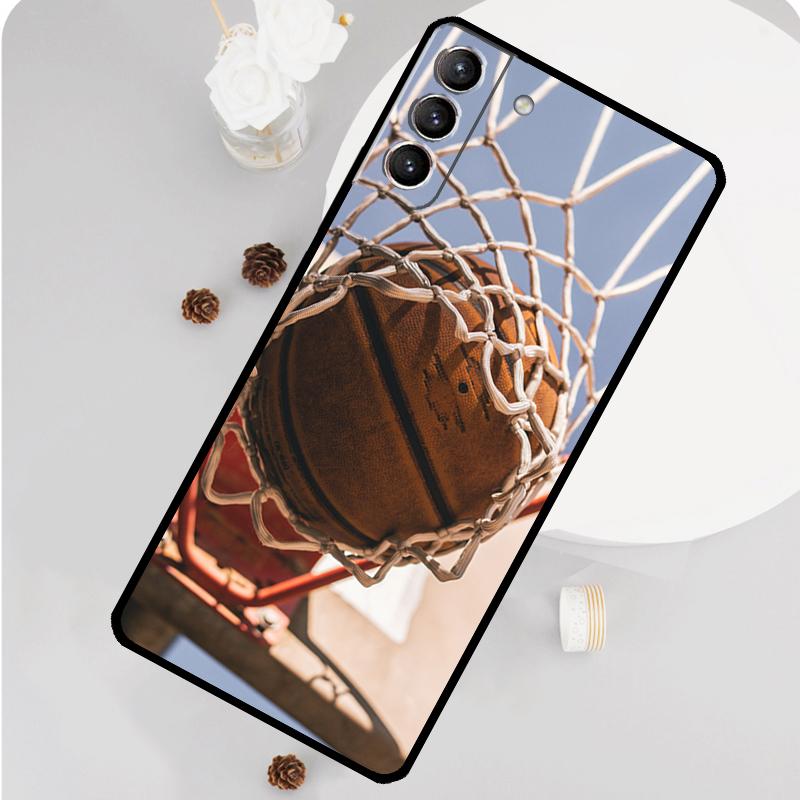Чехол для телефона с баскетбольным мячом для Samsung Galaxy S26 S23 Ultra S20 S21 S22 S24 S25 Plus S10 S25 FE Funda Cover