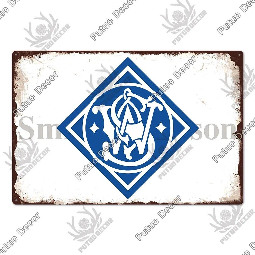 Putuo Decor Brand Poster Vintage Metal Tin Sign Plaque Plate for Garage Man Cave Gun Club Wall Decor Pistola Co2 Arma Metal