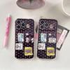 Мультяшные наклейки со звездами, двухслойный чехол IMD для iPhone 14/15/17 Pro Max