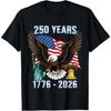 250 лет Американский 250-летний Юбилей США Флаг США 4 июля Футболка