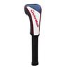 TaylorMade Austec Fairway Wood Headcover, White/Navy/Red, Men's, TJ129, 23SS