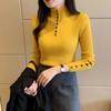 Pure Color Turtlenecks Shirt Knitted Sweater Women Spring Slim Knitwear Tops Casual Long Sleeve Pullover Female