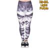 Womens Blue Kitten Prints Stretch Yoga Leggings Fitness Running Gym Sports Active Pants