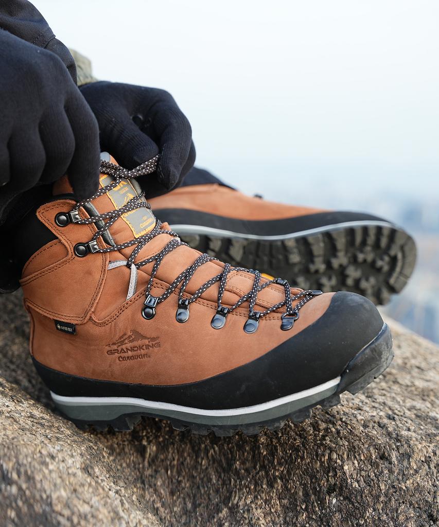 Caravan Gk85 Grand King Gore-Tex Hiking Boots (Brown)