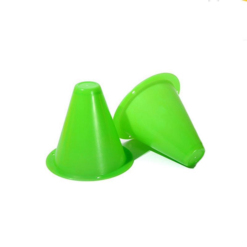 20pcs Agility Maker Cones for Slalom Roller Skating Training Traffic Cone Sports Flash Wheel Accessories