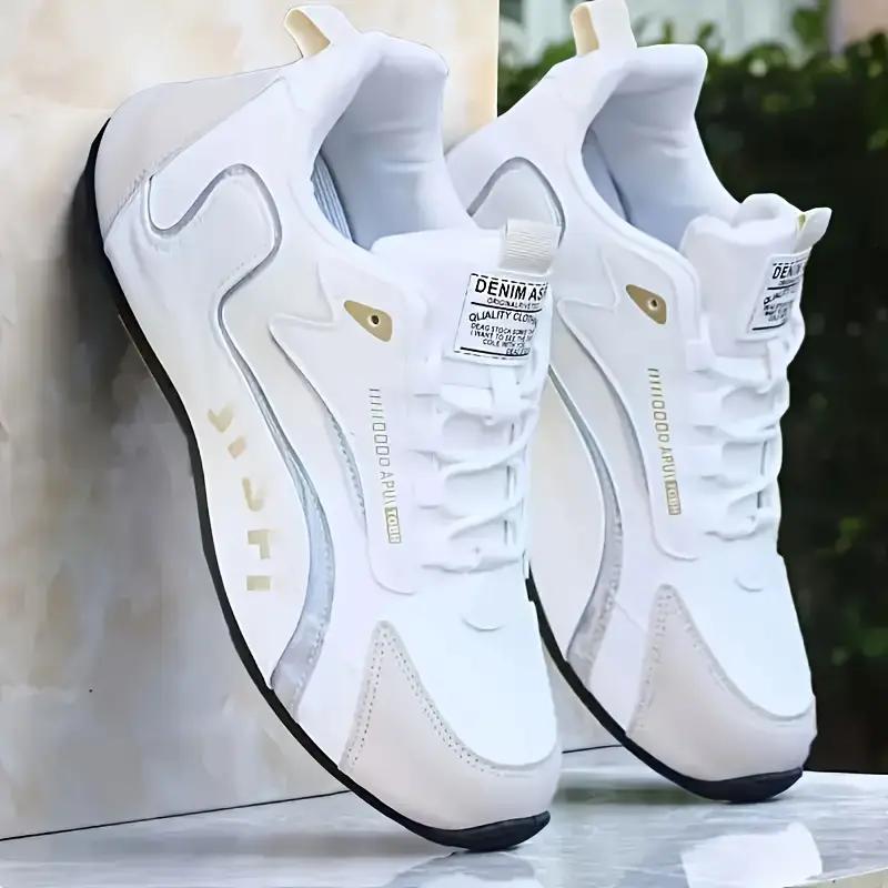 Мужские туфли с кожаным верхом Новые дорожные туфли Модные мужские кроссовки Мужские