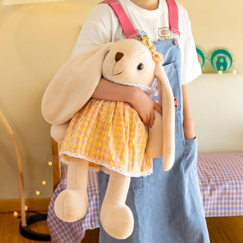 1 шт., 30/45/60 см, кавайные плюшевые игрушки-кролики, милая юбка, подушка-кролик, мягкие куклы-животные для маленьких детей, успокаивающие подарки