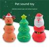 Christmas Squeaky Chew Dog Toys Sound Toy Pets Dogs Toys Bite Resistant Squeaky Toys Puppy Training Interactive Pets Accessories