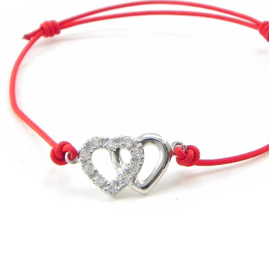 Les Trésors De Lily [I9110] - Красный серебряный браслет «Любовь»