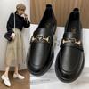 Fashion Office Kawaii Shoes for Woman 2024 Women's Summer Footwear Cute White Low Heel Elegant Loafers High Quality Lastest Vacation Y2k