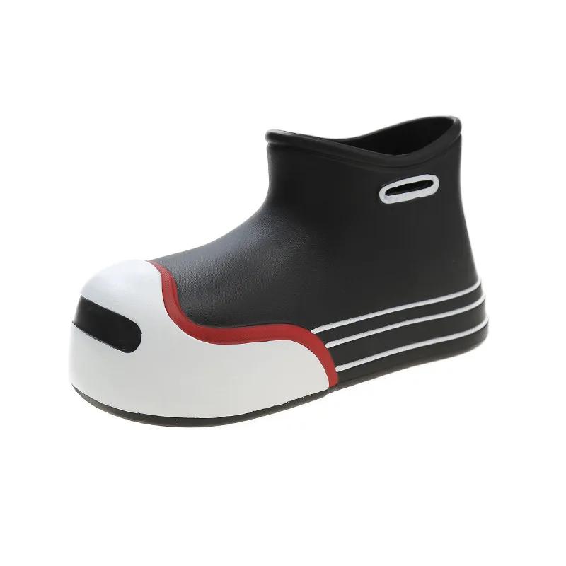Резиновые сапоги женские 2024 новые модные кавайные водонепроницаемые резиновые туфли милые детские женские резиновые сапоги удобные садовые рабочие туфли женская обувь
